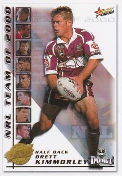 2001 Select Impact - Team of the Year 2000 #TY5 Brett Kimmorley Front
